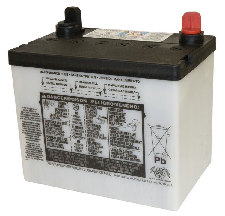 MTD 9251707D Battery