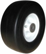 Exmark 224-8050 - Solid Wheel Assembly, 9 x 3.50-4