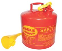 Grainger 201-8150 - Metal Gas Can, Safety, 5 Gallon