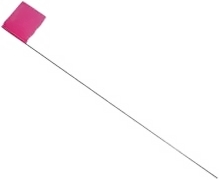 33702 - Wire Stake Flag, Pink