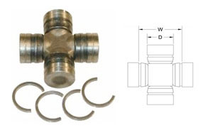 Kimpex 635-1101 - U-Joint, Final Drive Shaft