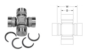 Kawasaki 635-1503 - U-Joint, Final Drive Shaft