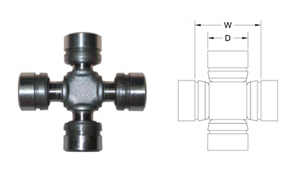 Kawasaki 635-1505 - U-Joint, Final Drive Shaft