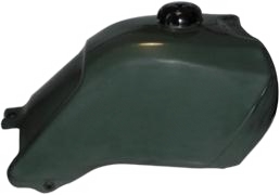 J&M 664-0372 - Gas Tank, Green - Honda